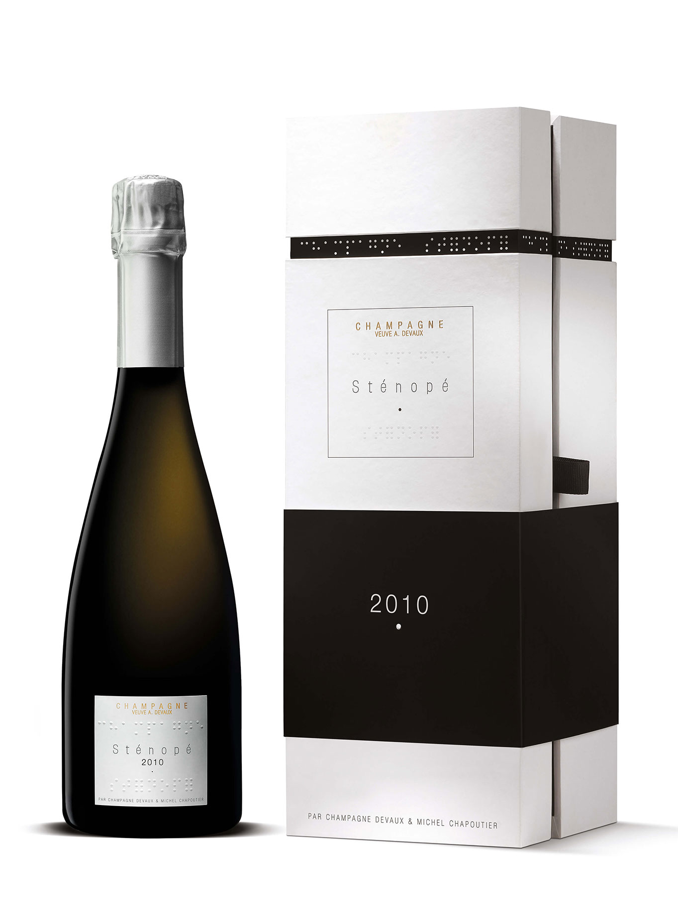 Champagne Sténopé 2010 - Falcon et étui